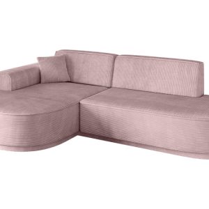 Narożnik lewostronne bez funkcji spania MARI-L1-v3 243x171x83 cm Różowy 769379 Narożnik lewostronne bez funkcji spania MARI-L1-v3 243x171x83 cm Różowy 769379