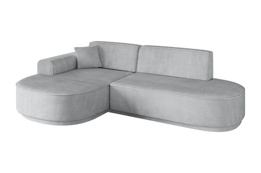 Narożnik lewostronne bez funkcji spania MARI-L1-v3 243x171x83 cm Szary 769382