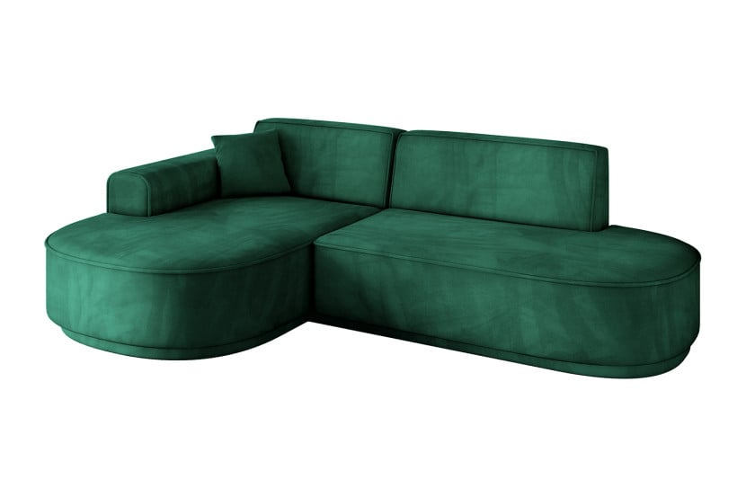 Narożnik lewostronne bez funkcji spania MARI-L1-v3 243x171x83 cm Zielony 769456