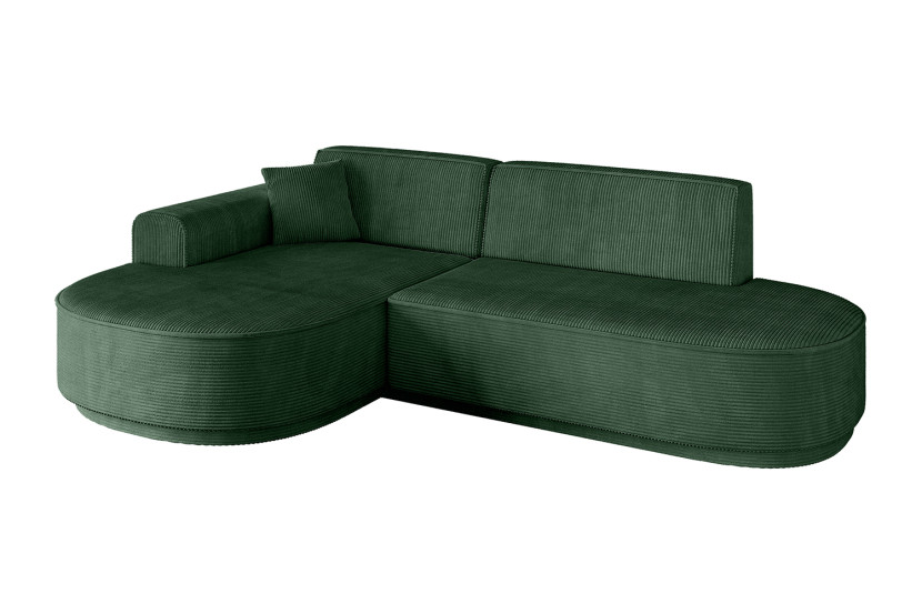 Narożnik lewostronne bez funkcji spania MARI-L1-v3 243x171x83 cm Zielony 769491