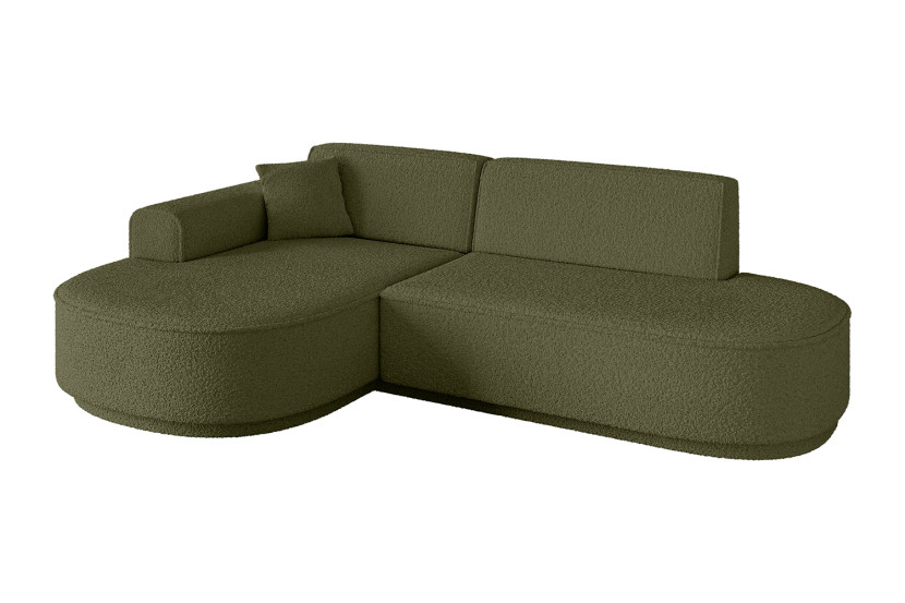 Narożnik lewostronne bez funkcji spania MARI-L1-v3 243x171x83 cm Zielony 769420