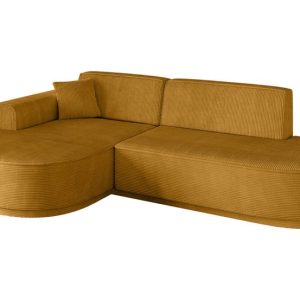 Narożnik lewostronne bez funkcji spania MARI-L1-v3 243x171x83 cm Żółty 769512 Narożnik lewostronne bez funkcji spania MARI-L1-v3 243x171x83 cm Żółty 769512