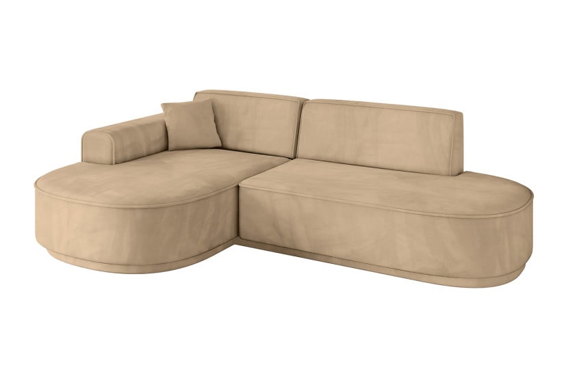 Narożnik lewostronne bez funkcji spania MARI-L1-v3 243x171x83cm Brązowy 823837
