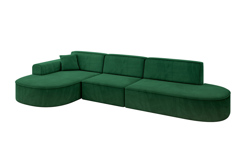 Narożnik lewostronne bez funkcji spania MARI-L2 328x171x79,5 cm Beżowy 823744