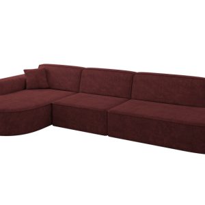 Narożnik lewostronne bez funkcji spania MARI-L2 328x171x79,5 cm Bordowy 710646 Narożnik lewostronne bez funkcji spania MARI-L2 328x171x79,5 cm Bordowy 710646
