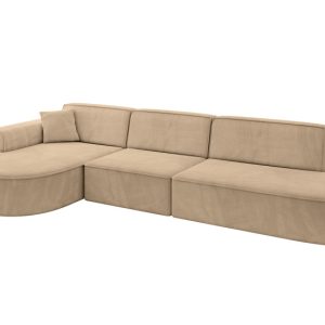 Narożnik lewostronne bez funkcji spania MARI-L2 328x171x79,5 cm Brązowy 823785 Narożnik lewostronne bez funkcji spania MARI-L2 328x171x79,5 cm Brązowy 823785
