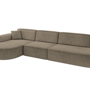 Narożnik lewostronne bez funkcji spania MARI-L2 328x171x79,5 cm Morelowy 823759 Narożnik lewostronne bez funkcji spania MARI-L2 328x171x79,5 cm Morelowy 823759