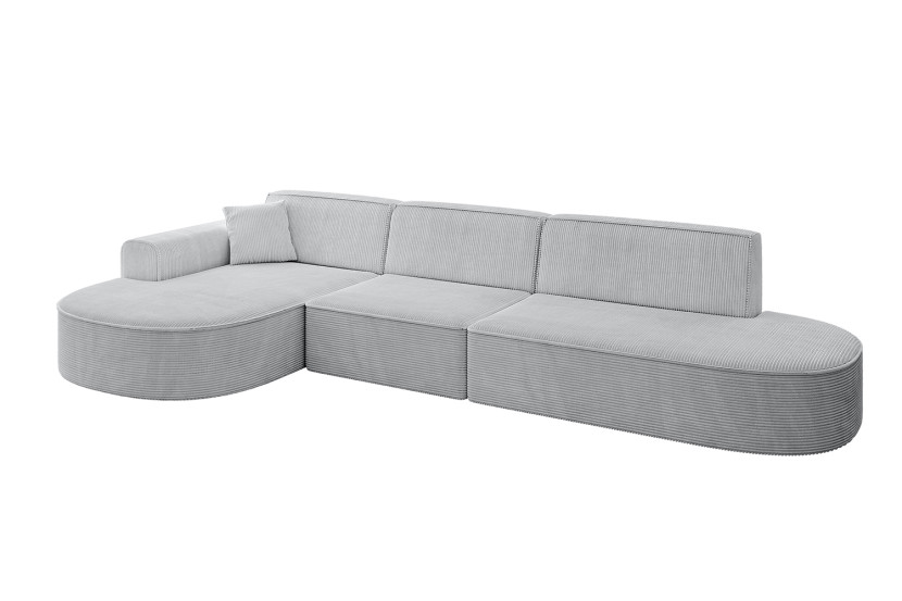 Narożnik lewostronne bez funkcji spania MARI-L2 328x171x79,5 cm Szary 525162