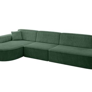 Narożnik lewostronne bez funkcji spania MARI-L2 328x171x79,5 cm Zielony 525109 Narożnik lewostronne bez funkcji spania MARI-L2 328x171x79,5 cm Zielony 525109