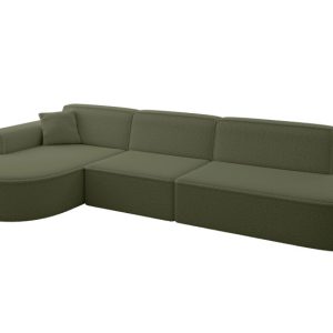 Narożnik lewostronne bez funkcji spania MARI-L2 328x171x79,5 cm Zielony 525070 Narożnik lewostronne bez funkcji spania MARI-L2 328x171x79,5 cm Zielony 525070