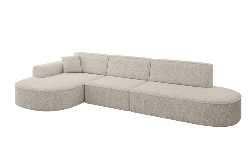 Narożnik lewostronne bez funkcji spania MARI-L2 328x171x79,5cm Beżowy 1049106