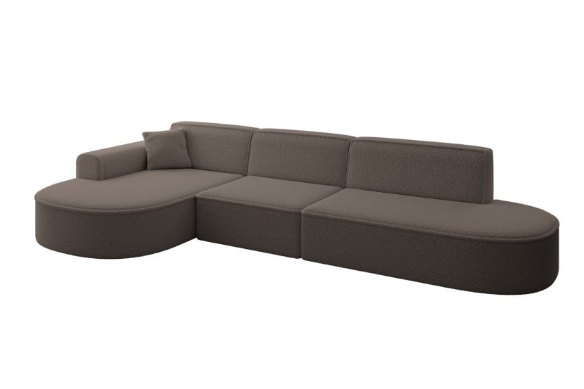 Narożnik lewostronne bez funkcji spania MARI-L2 328x171x79,5cm Brązowy 1049133