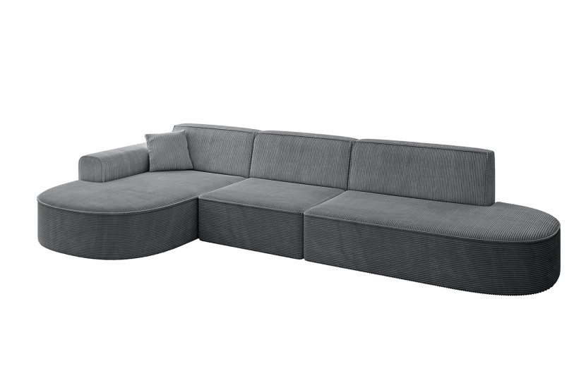 Narożnik lewostronne bez funkcji spania MARI-L2 328x171x79,5cm Ciemnoszary 525154