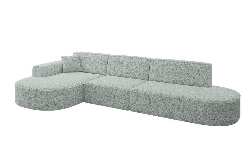 Narożnik lewostronne bez funkcji spania MARI-L2 328x171x79,5cm Zielony 1049100