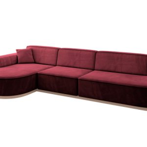 Narożnik lewostronne bez funkcji spania MARI-L2-v1 328x171x83 cm Bordowy 729327 Narożnik lewostronne bez funkcji spania MARI-L2-v1 328x171x83 cm Bordowy 729327