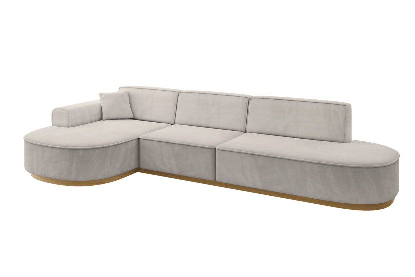 Narożnik lewostronne bez funkcji spania MARI-L2-v2 328x171x83 cm Beżowy 823740