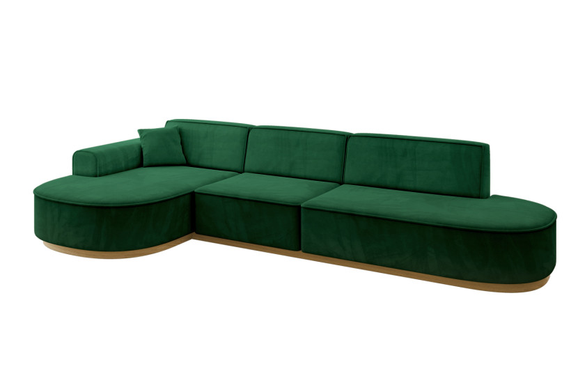 Narożnik lewostronne bez funkcji spania MARI-L2-v2 328x171x83 cm Beżowy 823789