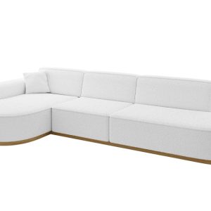 Narożnik lewostronne bez funkcji spania MARI-L2-v2 328x171x83 cm Biały 729476 Narożnik lewostronne bez funkcji spania MARI-L2-v2 328x171x83 cm Biały 729476