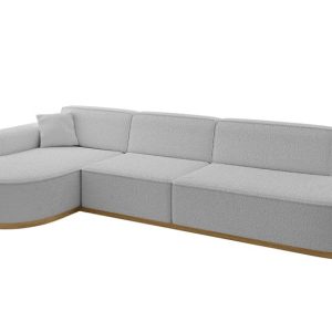 Narożnik lewostronne bez funkcji spania MARI-L2-v2 328x171x83 cm Jasnoszary 729184