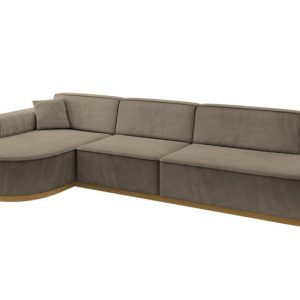Narożnik lewostronne bez funkcji spania MARI-L2-v2 328x171x83 cm Morelowy 823708