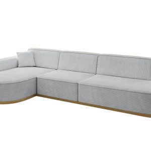Narożnik lewostronne bez funkcji spania MARI-L2-v2 328x171x83 cm Szary 729322