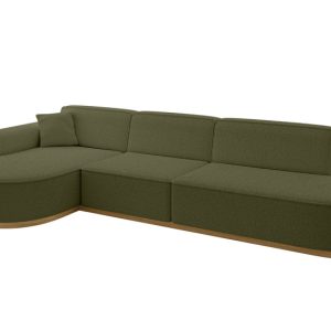 Narożnik lewostronne bez funkcji spania MARI-L2-v2 328x171x83 cm Zielony 729347