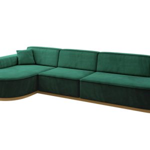 Narożnik lewostronne bez funkcji spania MARI-L2-v2 328x171x83 cm Zielony 729353