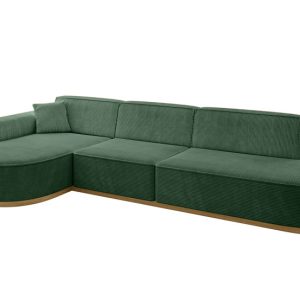 Narożnik lewostronne bez funkcji spania MARI-L2-v2 328x171x83 cm Zielony 729237