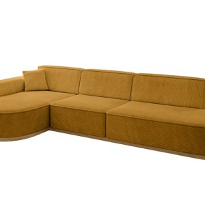 Narożnik lewostronne bez funkcji spania MARI-L2-v2 328x171x83 cm Żółty 729296