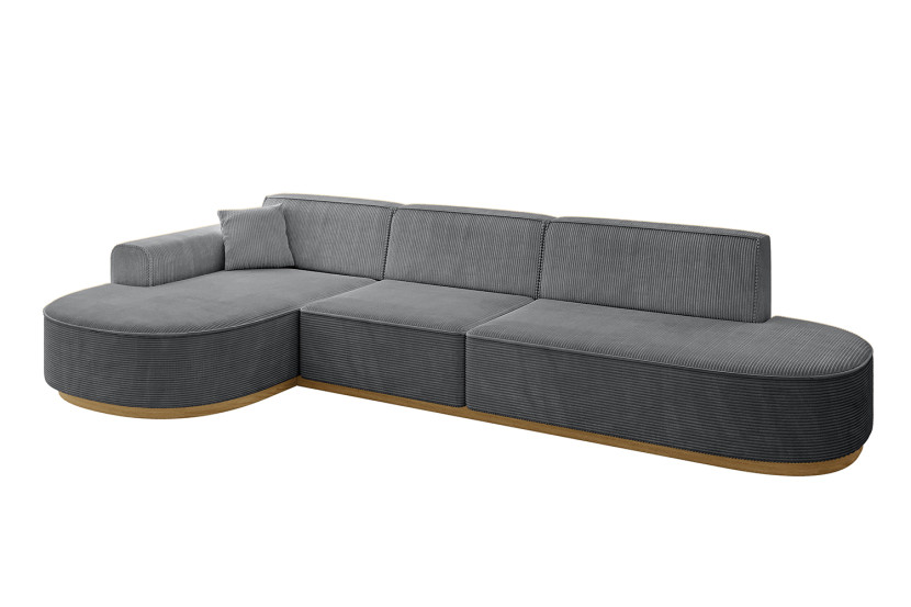 Narożnik lewostronne bez funkcji spania MARI-L2-v2 328x171x83cm Ciemnoszary 729488
