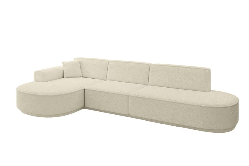 Narożnik lewostronne bez funkcji spania MARI-L2-v3 328x171x83 cm Beżowy 769436