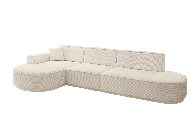 Narożnik lewostronne bez funkcji spania MARI-L2-v3 328x171x83 cm Beżowy 769468