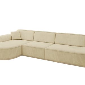 Narożnik lewostronne bez funkcji spania MARI-L2-v3 328x171x83 cm Beżowy 769391