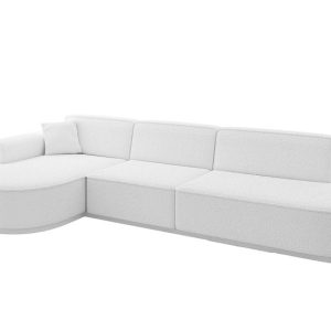 Narożnik lewostronne bez funkcji spania MARI-L2-v3 328x171x83 cm Biały 769395