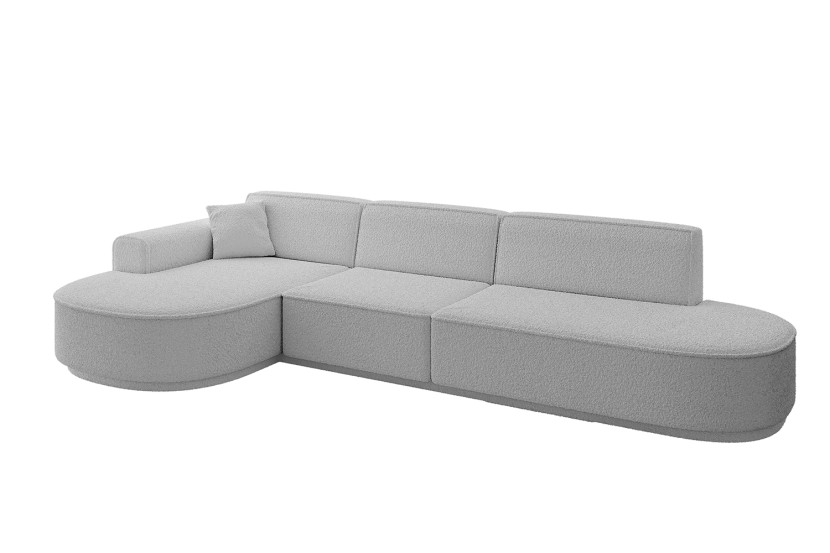 Narożnik lewostronne bez funkcji spania MARI-L2-v3 328x171x83 cm Jasnoszary 769488