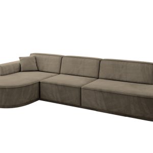 Narożnik lewostronne bez funkcji spania MARI-L2-v3 328x171x83 cm Morelowy 823838