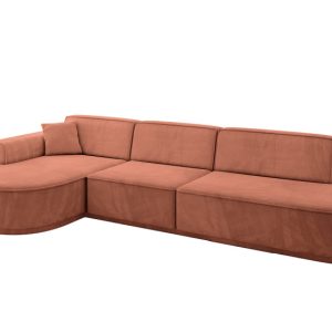 Narożnik lewostronne bez funkcji spania MARI-L2-v3 328x171x83 cm Morelowy 769451