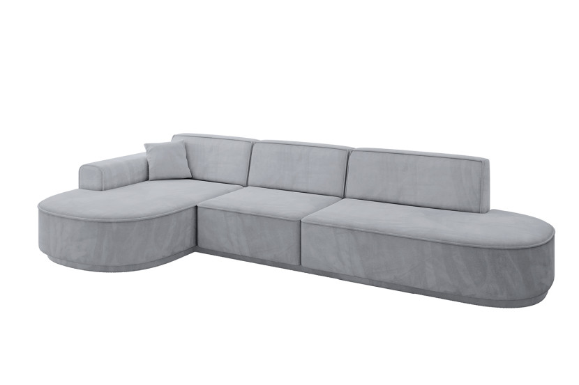 Narożnik lewostronne bez funkcji spania MARI-L2-v3 328x171x83 cm Szary 769464