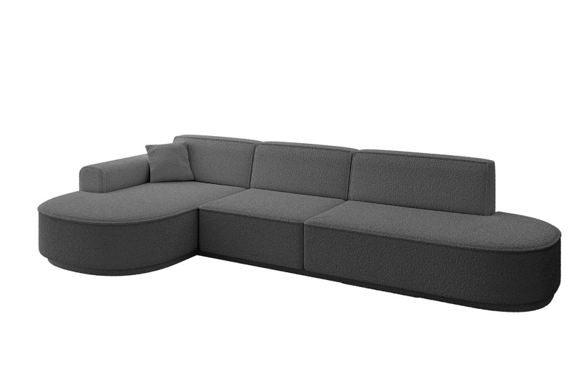 Narożnik lewostronne bez funkcji spania MARI-L2-v3 328x171x83 cm Szary 769507