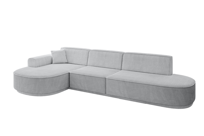 Narożnik lewostronne bez funkcji spania MARI-L2-v3 328x171x83 cm Szary 769375