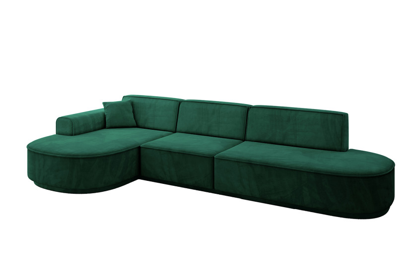 Narożnik lewostronne bez funkcji spania MARI-L2-v3 328x171x83 cm Zielony 769427