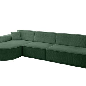 Narożnik lewostronne bez funkcji spania MARI-L2-v3 328x171x83 cm Zielony 769383