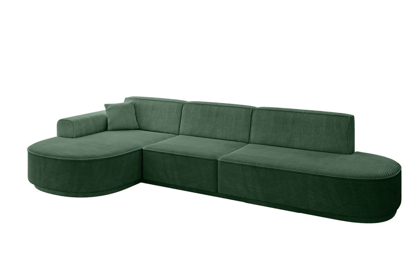 Narożnik lewostronne bez funkcji spania MARI-L2-v3 328x171x83 cm Zielony 769383