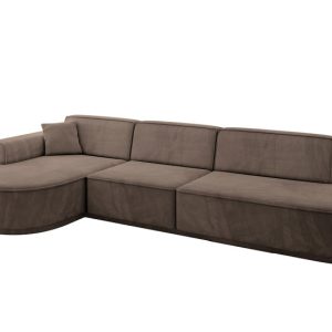 Narożnik lewostronne bez funkcji spania MARI-L2-v3 328x171x83cm Brązowy 769508