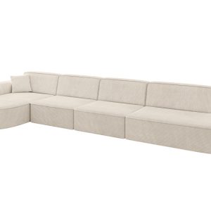 Narożnik lewostronne bez funkcji spania MARI-L3 413x171x79,5 cm Beżowy 525144
