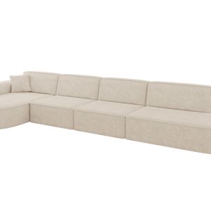 Narożnik lewostronne bez funkcji spania MARI-L3 413x171x79,5 cm Beżowy 710678