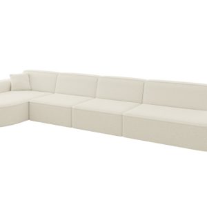 Narożnik lewostronne bez funkcji spania MARI-L3 413x171x79,5 cm Beżowy 525030