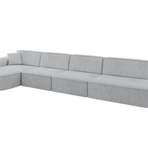Narożnik lewostronne bez funkcji spania MARI-L3 413x171x79,5 cm Szary 525062