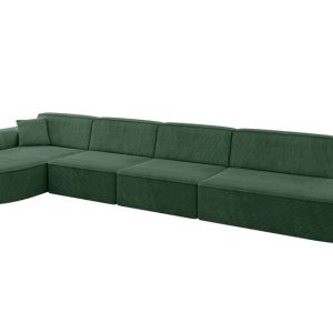 Narożnik lewostronne bez funkcji spania MARI-L3 413x171x79,5 cm Zielony 525160