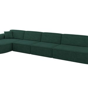 Narożnik lewostronne bez funkcji spania MARI-L3 413x171x79,5 cm Zielony 710674
